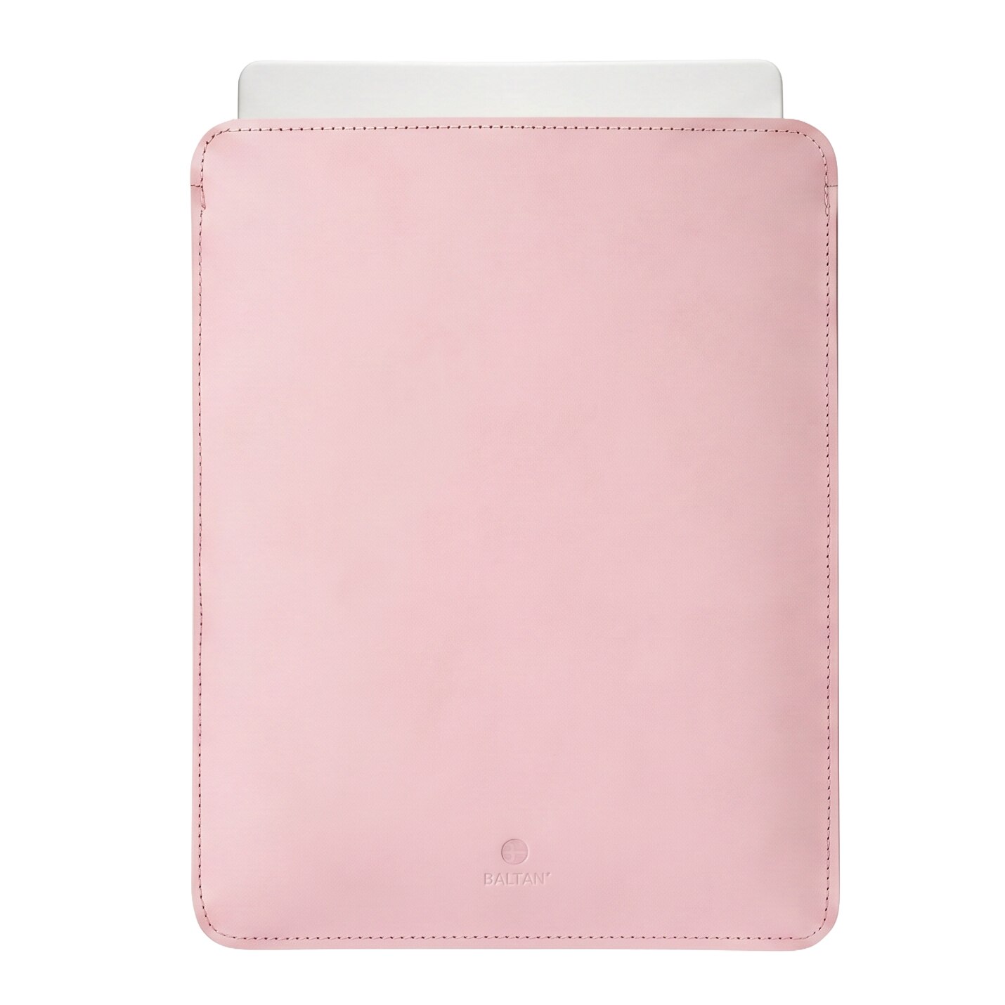 Husa pentru MacBook AIr 15 M2 M3 M4 M5 Baltan Sleeve 15 inch din piele naturala premium rezistenta la apa, roz, nude rose