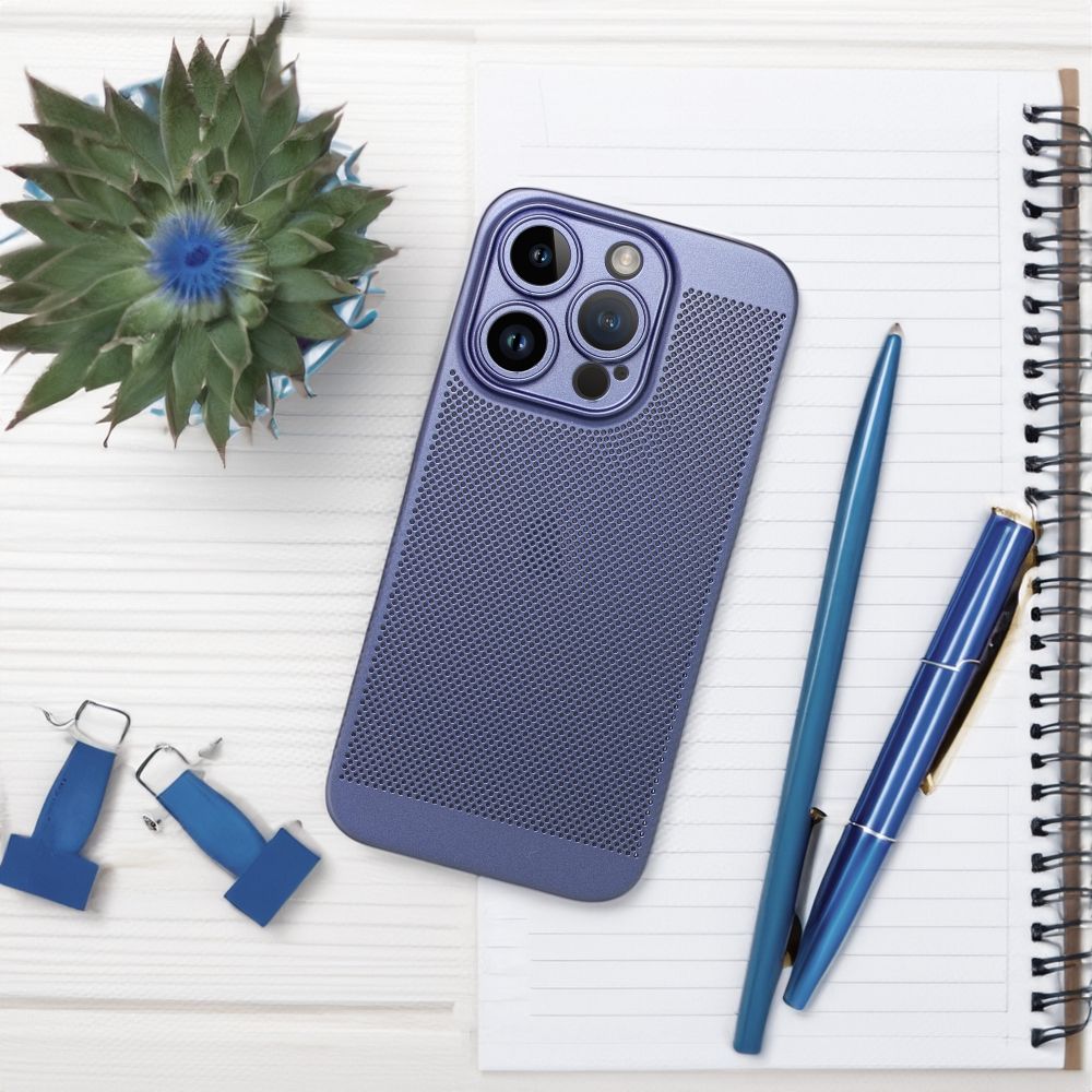 Husa de protectie Ultra-Subtire BREEZY pentru Samsung Galaxy A34 5G, albastra