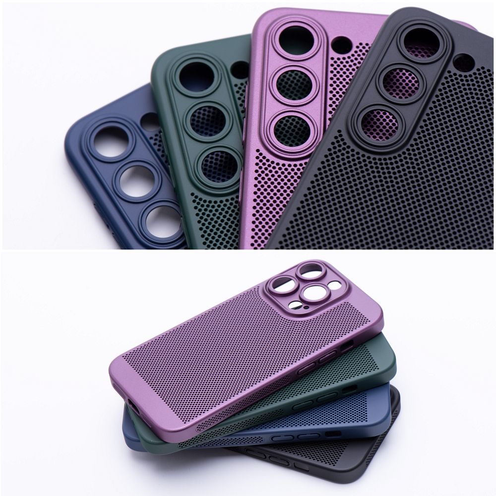 Husa de protectie Ultra-Subtire BREEZY pentru Samsung Galaxy A34 5G, albastra