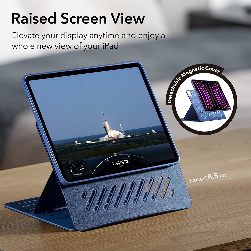 Husa pentru iPad Pro 12.9 (2021 / 2022) - ESR Shift Magnetic - Blue