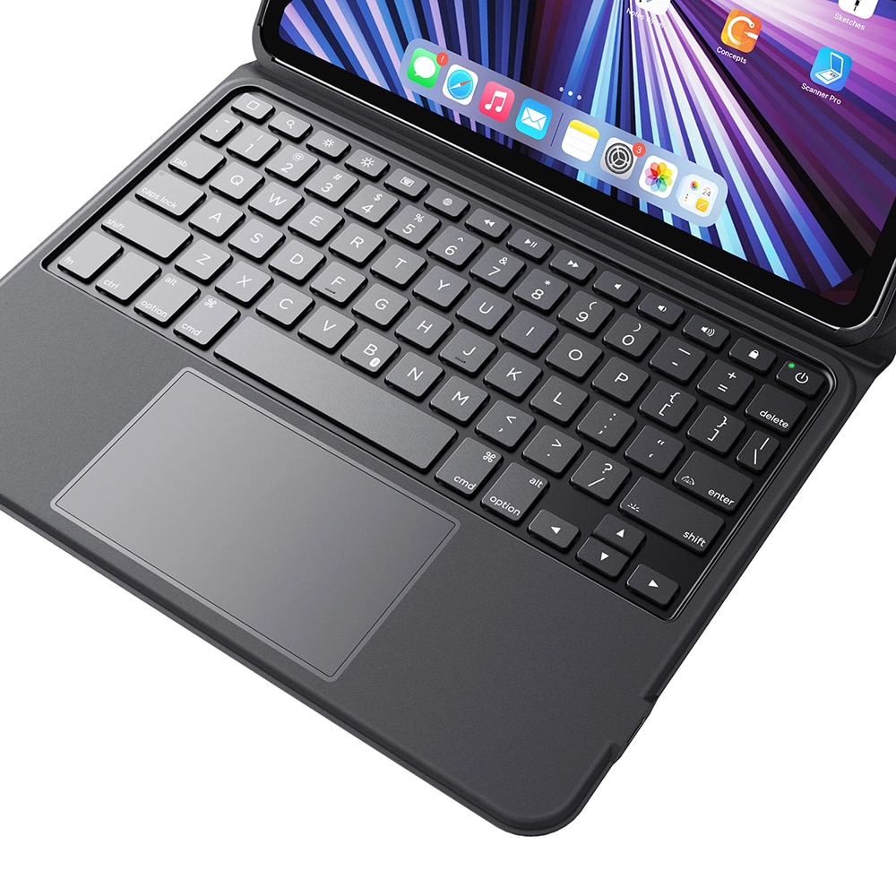 Husa cu tastatura ESR compatibila Apple iPad Pro 11" (2022) 4th Gen, negru
