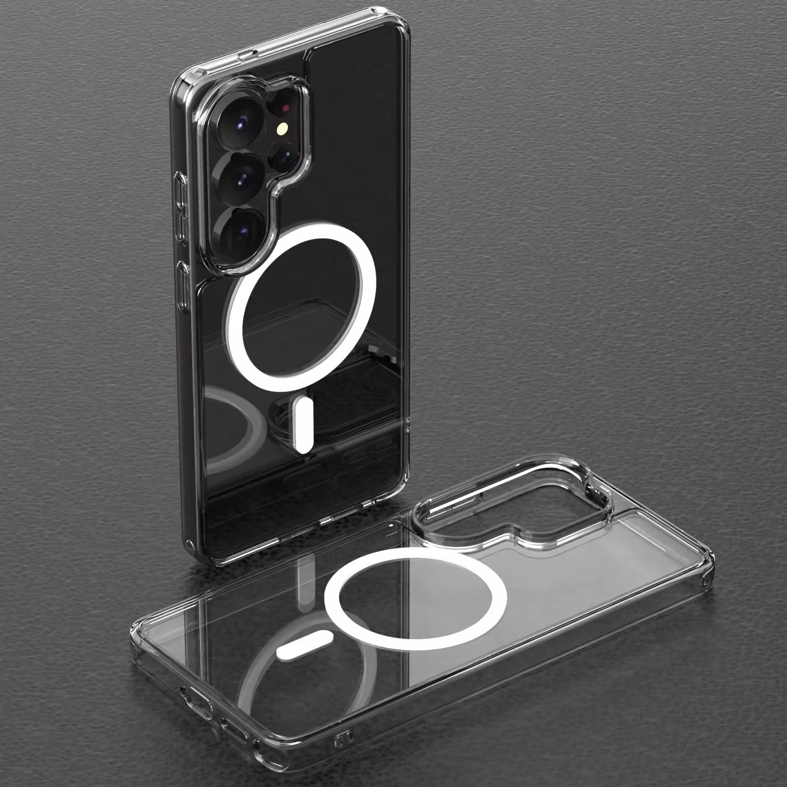 Husa de Protectie, Compatibila cu Samsung Galaxy S26 ULTRA, MagSafe, silicon, transparenta