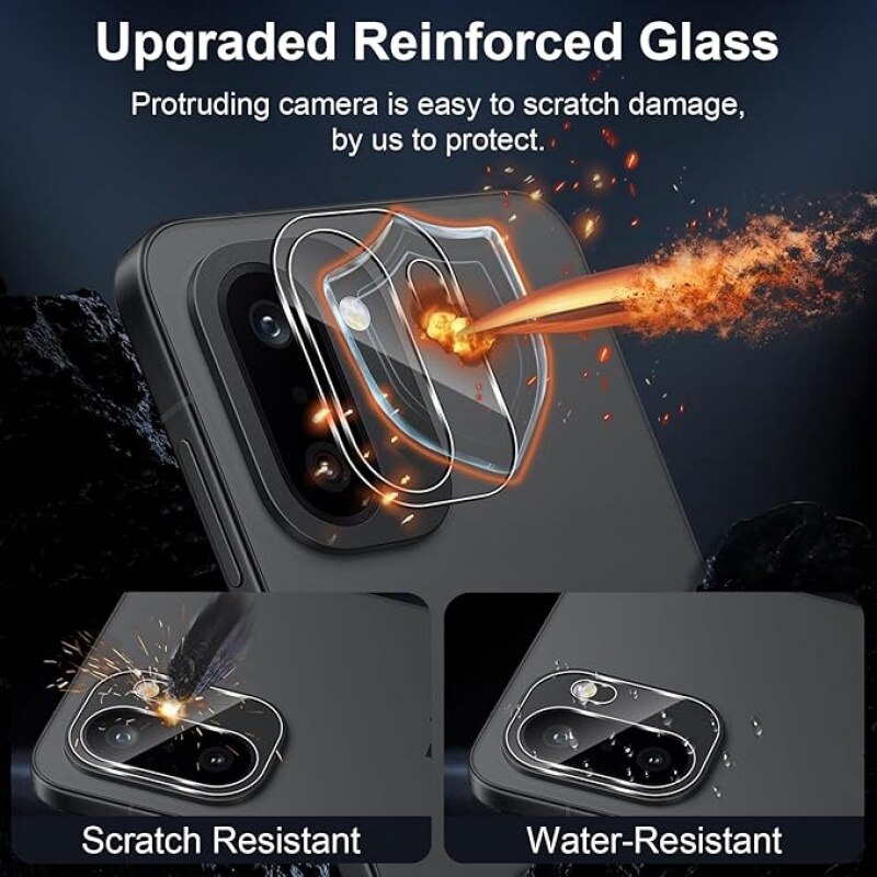 2 bucati lentila camera sticla temperata pentru OnePlus 15R, 9H HD clar perfect adaptat anti-rasini rezistent la soc rezistent la uzare usor de instalat