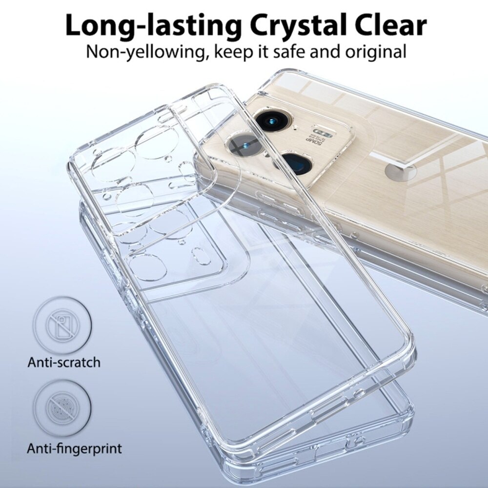 Husa TPU High Clear compatibila cu Motorola Edge 50 Ultra, OPTIM SOLUTION, Diamond Design, Lightweight TPU Bumper Case, Shock Absorption, Unique Long-lasting Anti-Yellowing Tech, Transparenta