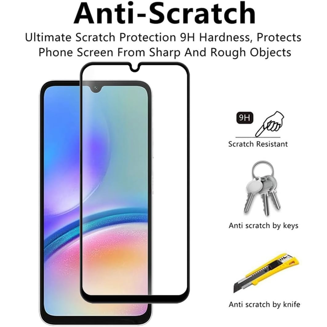 Set 2 folii protectie, compatibil Samsung Galaxy A15/A25/A24, sticla temperata 9H, aplicare fara bule, transparent
