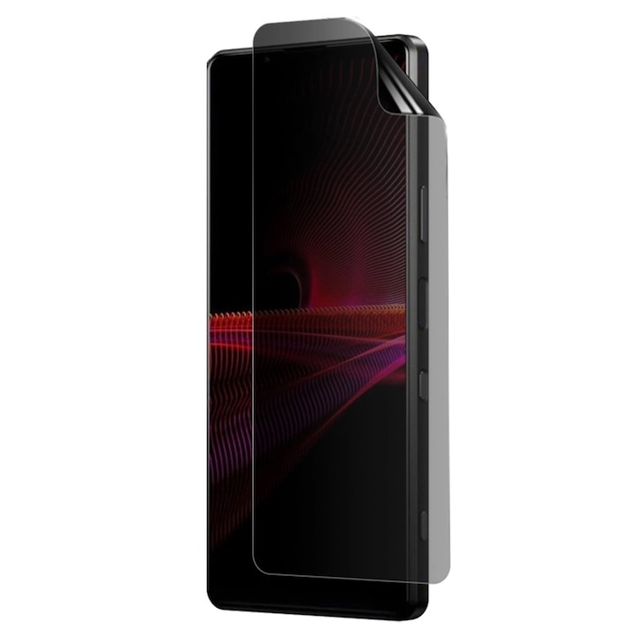 Folie Comando Privacy Shield compatibila cu Realme 14 Pro Plus, Hidrogel in 3 straturi, Anti-peeping, Anti-Ingalbenire, Anti-UV, Regenerabila, Anti-Soc, Instalare usoara, CaseFit