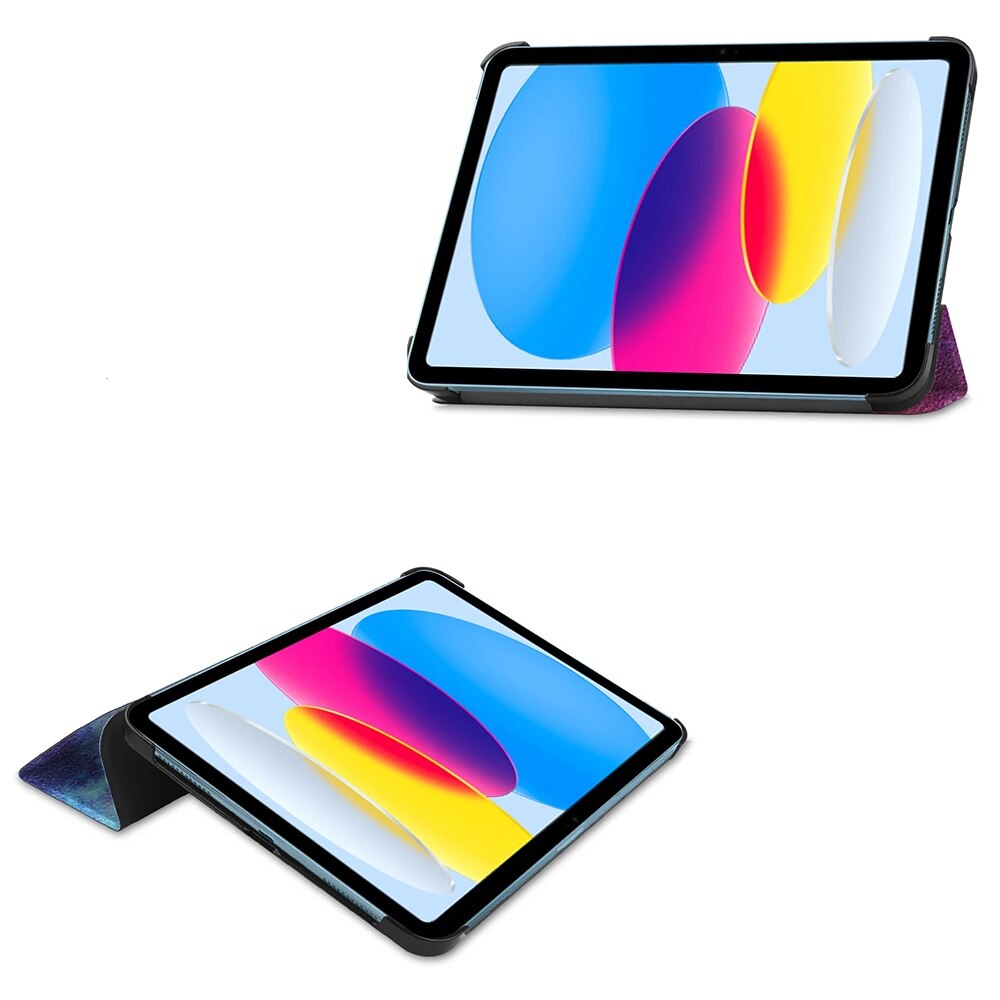 Husa compatibila cu Apple iPad 10 (2022), 10.9 inchi, Tip carte, Bounce Comando, Protectie completa, Stand, Butterfly
