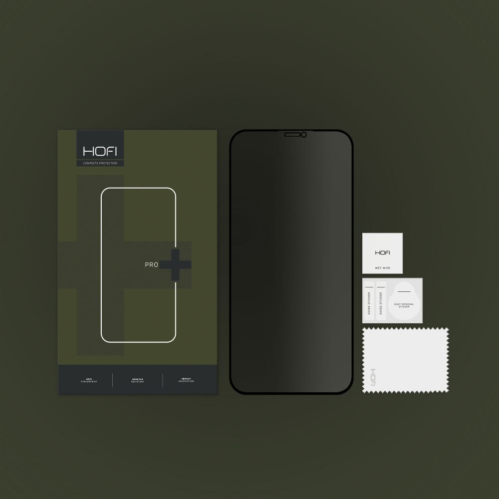 Folie Sticla Securizata Hofi Glass Pro+, Compatibila Cu iPhone 11, Privacy AntiSpy