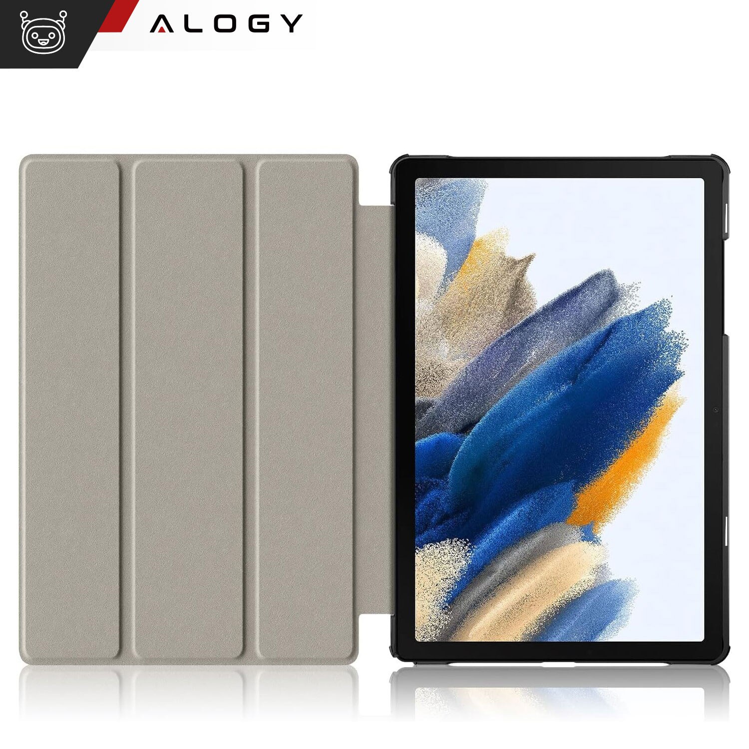 Etui pentru tableta Alogy Book Cover, Galaxy, ecologic, 11", set