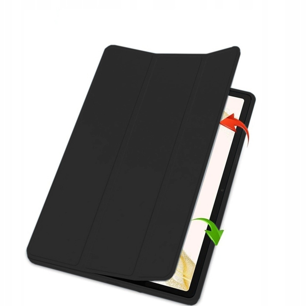 Etui Smart Case Strado pentru Samsung Galaxy Tab S10 Plus, negru, 12.4"