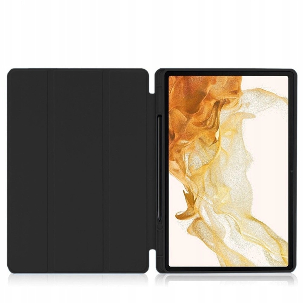 Etui Smart Case Strado pentru Samsung Galaxy Tab S10 Plus, negru, 12.4"