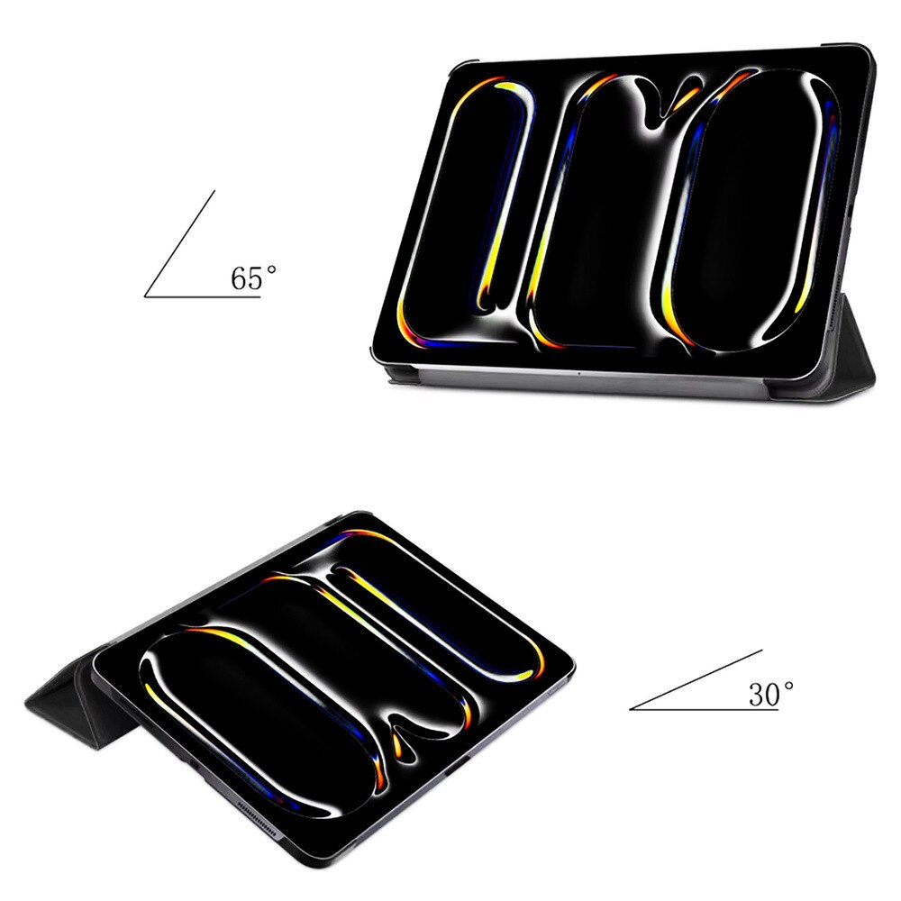 Etui Smart Case pentru iPad Pro 13 Gen. 5, negru, cu functie de suport si auto-intoarcere