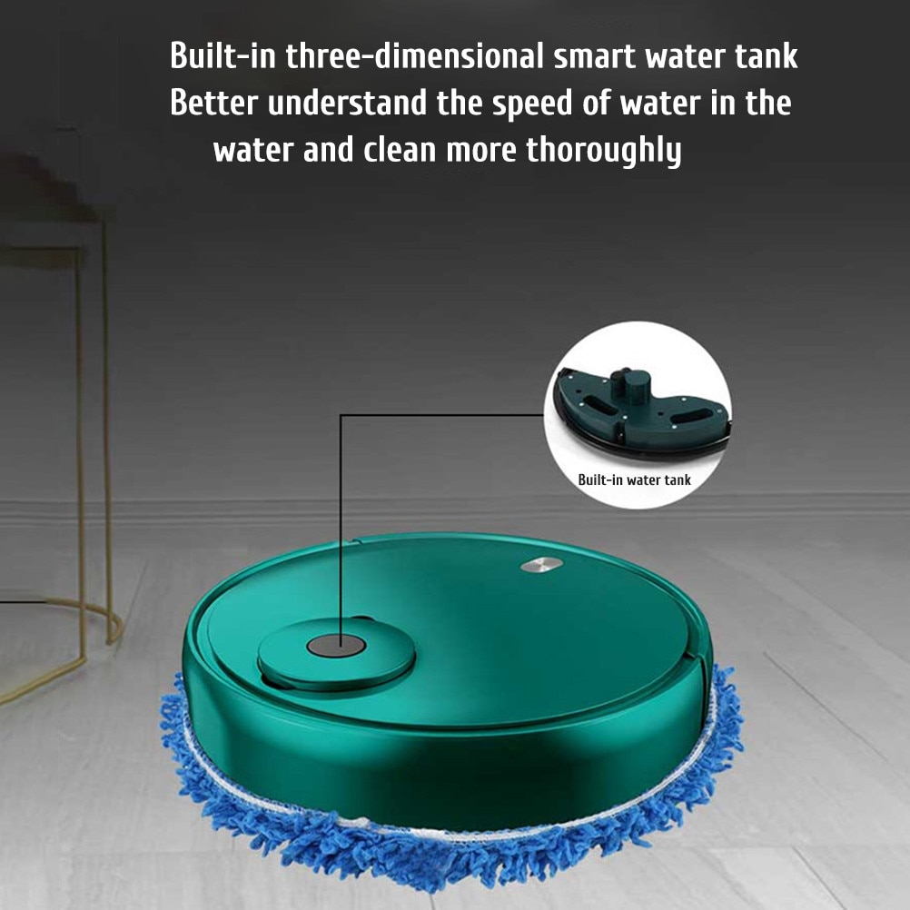 Robot aspirator mop 3in1 curatare umeda uscata alb
