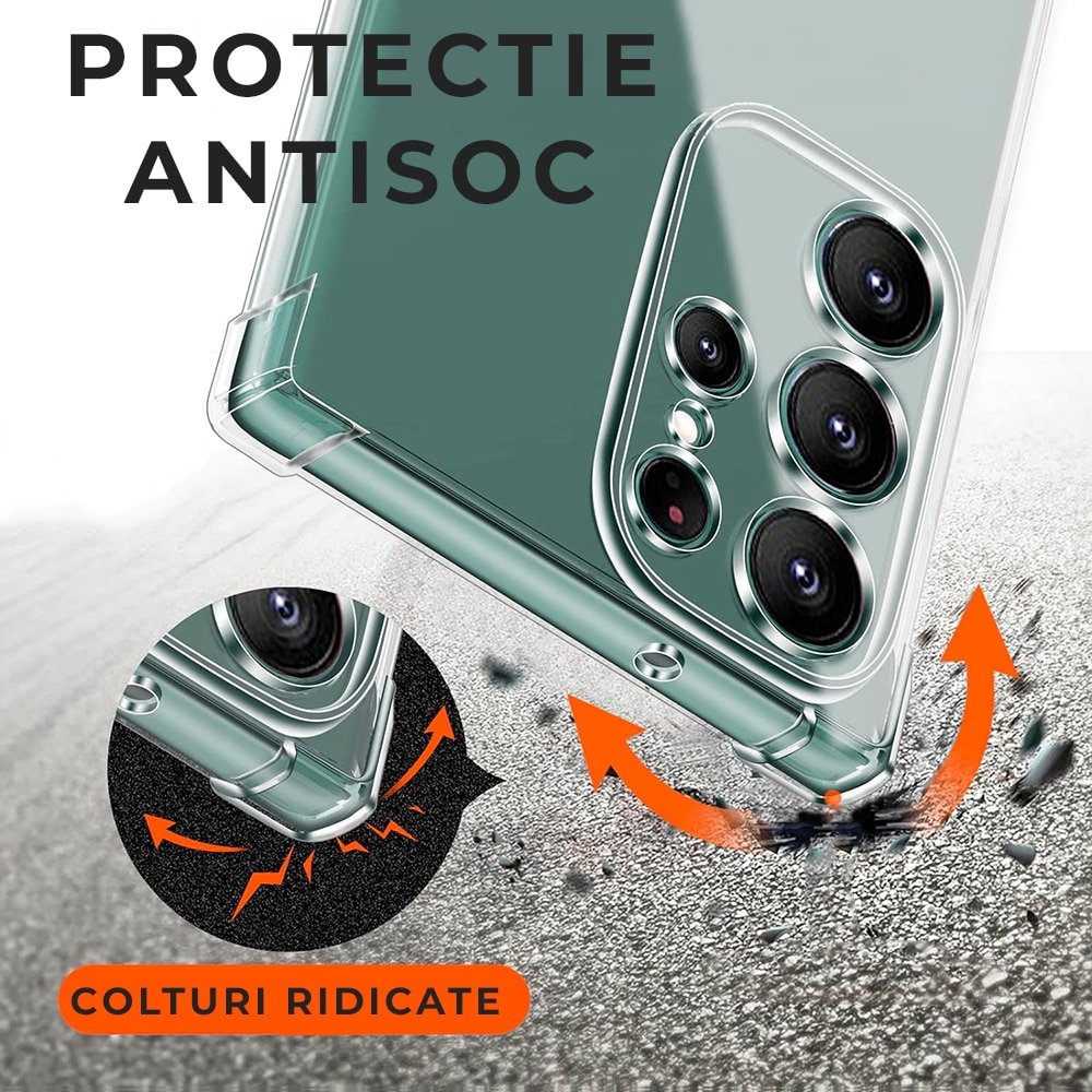 Husa pentru Xiaomi 14T DaDen Antishock, Ultra Protection, Protectie colturi, Antisoc, Rezistenta la impact, Transparenta