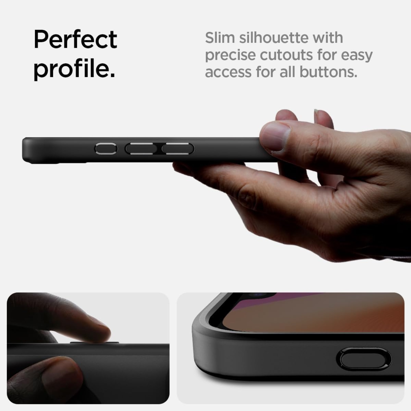 Husa pentru iPhone 16, MagSafe, Drop Resistant Shockproof, Matte Skin Black