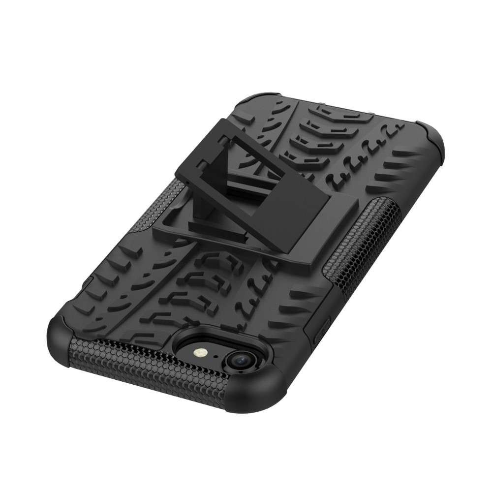 Husa compatibil cu Samsung S10 Defender Model 3 cu Suport, Negru