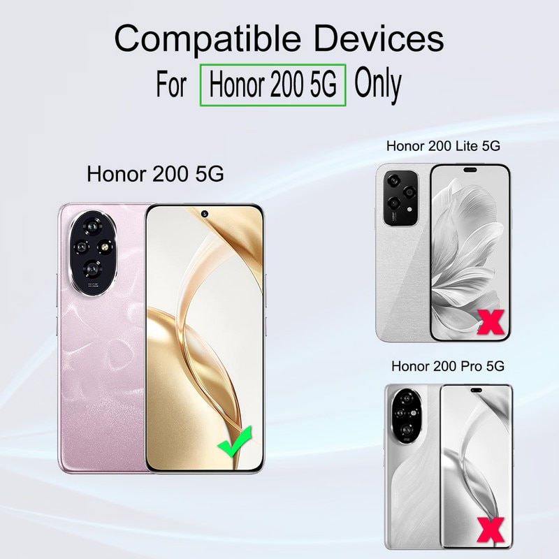 Folie Sticla Ibywind pentru Honor 200 5G, Pachet 2, TPU, protectie pentru obiectiv, Montaj Usor, Ultra HD, Anti Zgarieturi, Anti Socuri