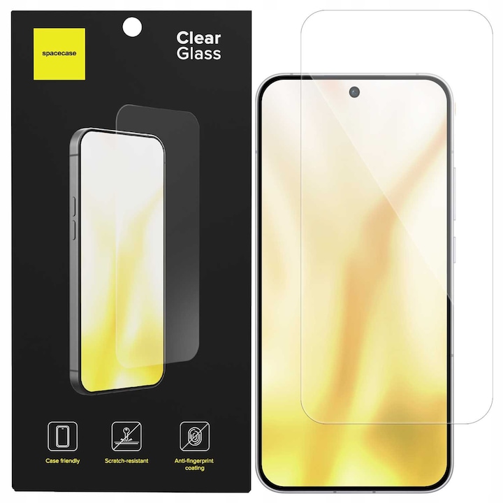 Folie protectie ecran Spacecase pentru Oppo Reno 13 5G, sticla intarita 9H, 0.33mm, 2.5D, transparent