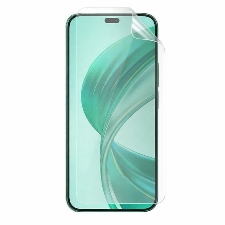 Folie Silicon Ecran pentru Honor 600 Lite, Silicon Hydrogel Regenerabil, Flexible Hydro-Crystal, Protectie Completa, Full Glue, Instalare usoara, Set complet pentru Instalare