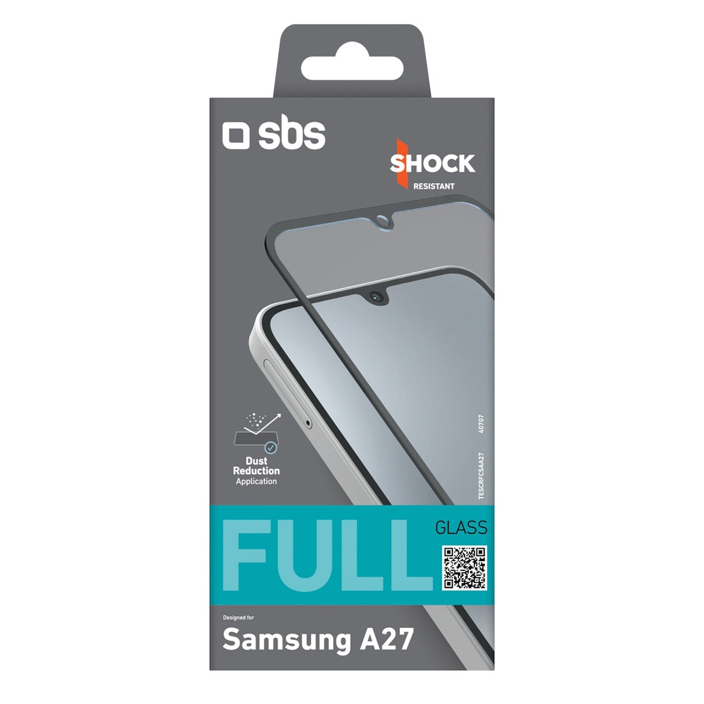 Folie sticla securizata SBS Full Cover compatibila cu Samsung Galaxy A27, Negru