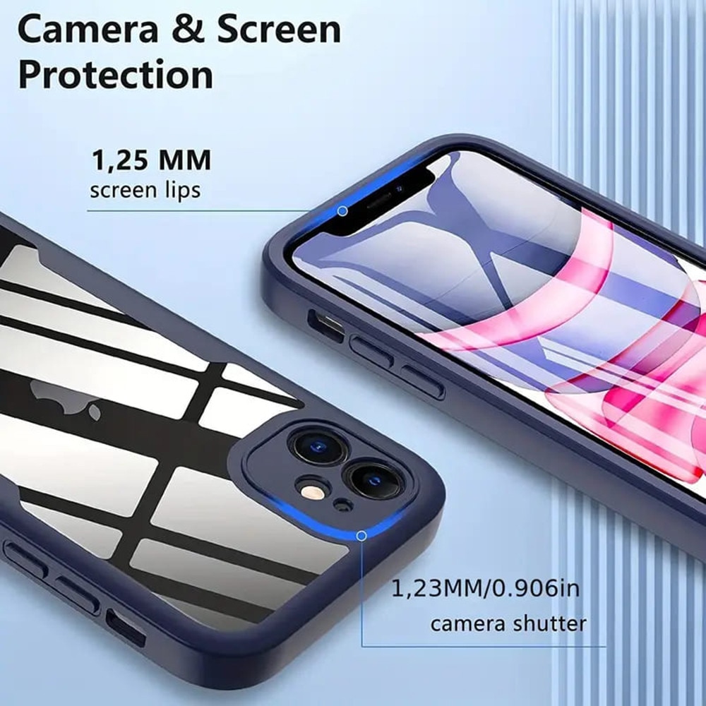 Husa pentru Honor Magic8 Lite + Folie - Techsuit ColorVerse 360 Series - Blue