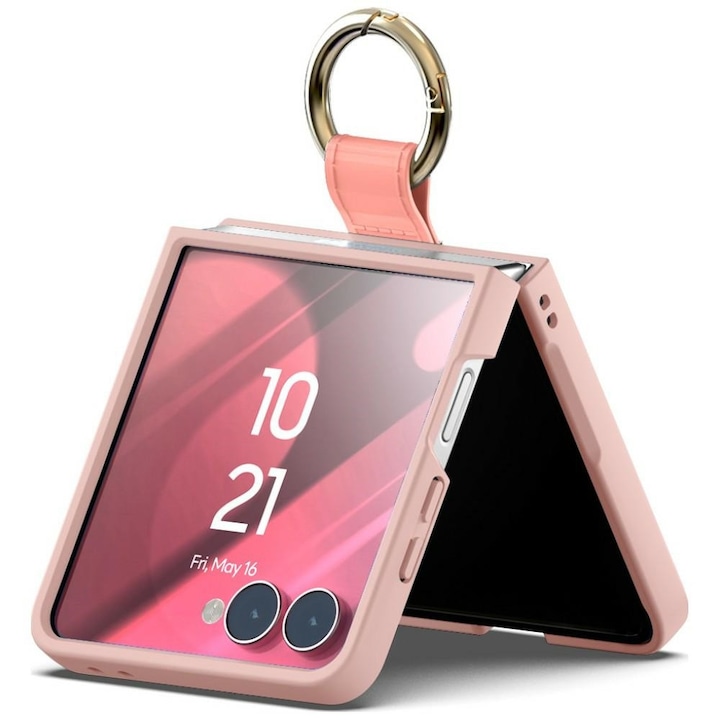 Husa Mercury Goldring Hard Case compatibila cu Samsung Galaxy Z Flip 8, Roz