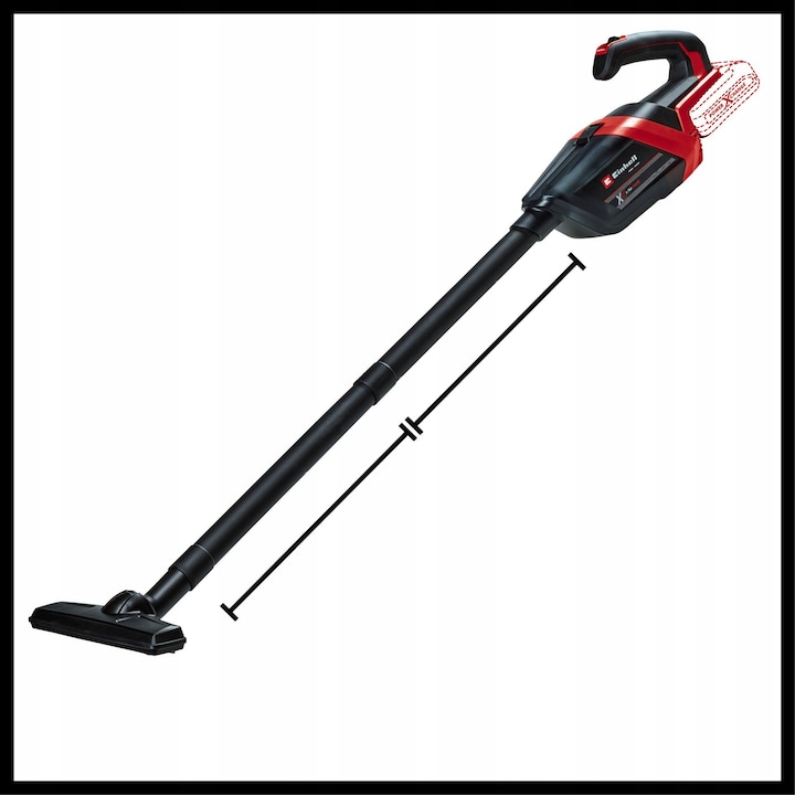 Aspirator manual Einhell TE-HV 18/06 Li-Solo, 0.6l, 0.95kg, alb, 70cm