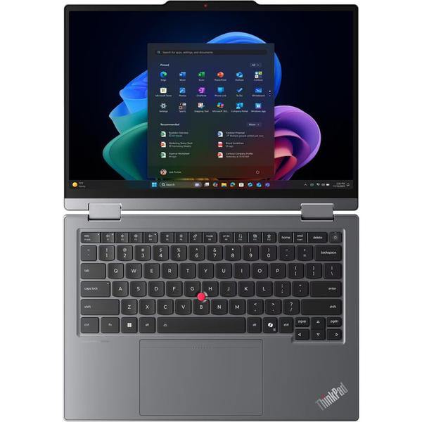 Laptop 2in1 Lenovo ThinkPad X1 (Gen. 11 Aura Edition) (Procesor Intel® Core™ Ultra 7 355 (12M Cache, up to 4.70 GHz) 14inch WUXGA Touch, 32GB LPDDR5X, 1TB SSD, Intel® Graphics, Win 11 Pro, Gri)