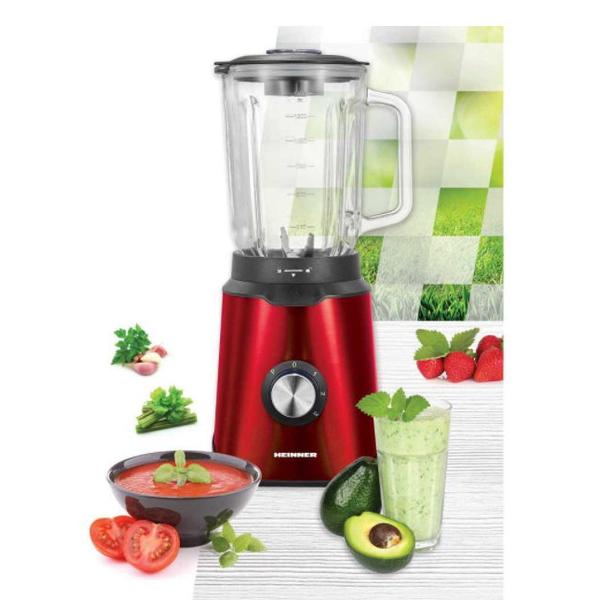 Blender de masa HEINNER HBL-1000RED, 1000W, 1.5L (Rosu)