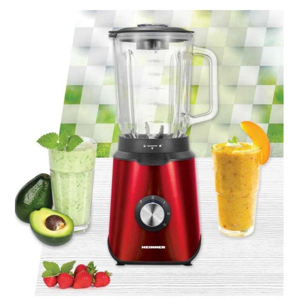 Blender de masa HEINNER HBL-1000RED, 1000W, 1.5L (Rosu)