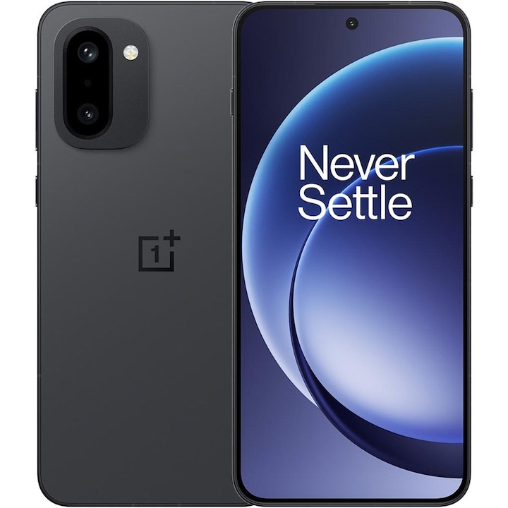 Telefon mobil OnePlus 15R, Dual SIM, 12GB RAM, 256GB, 5G, Charcoal Black