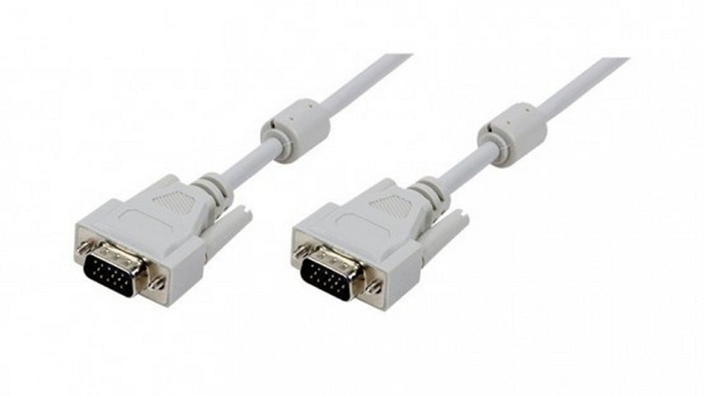 Cablu VGA monitor si proiector LogiLink, HD15 tata-tata, 3m, 30AWG, CV0026