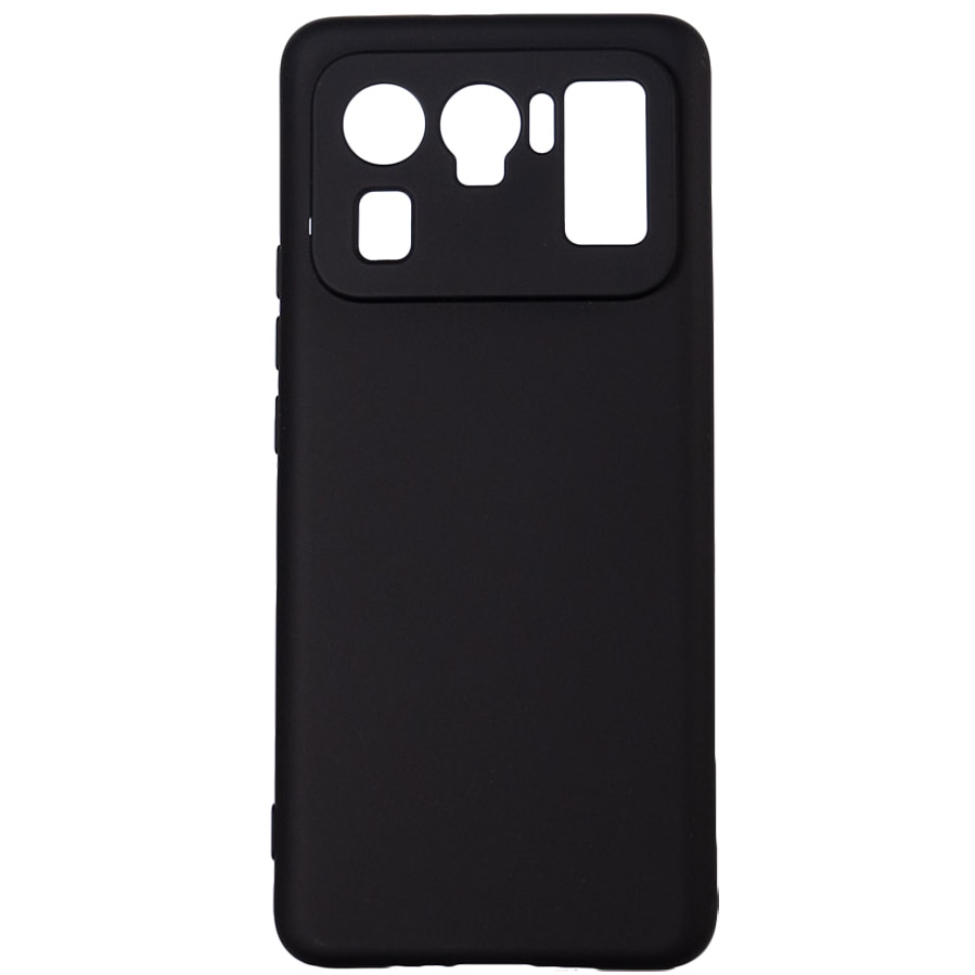 Husa de protectie Spacer pentru Xiaomi Mi 11 Ultra 5G, material flexibil TPU, Negru