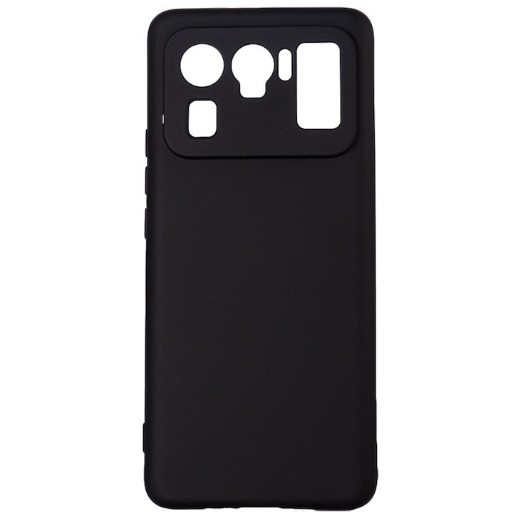 Husa de protectie Spacer pentru Xiaomi Mi 11 Ultra 5G, material flexibil TPU, Negru
