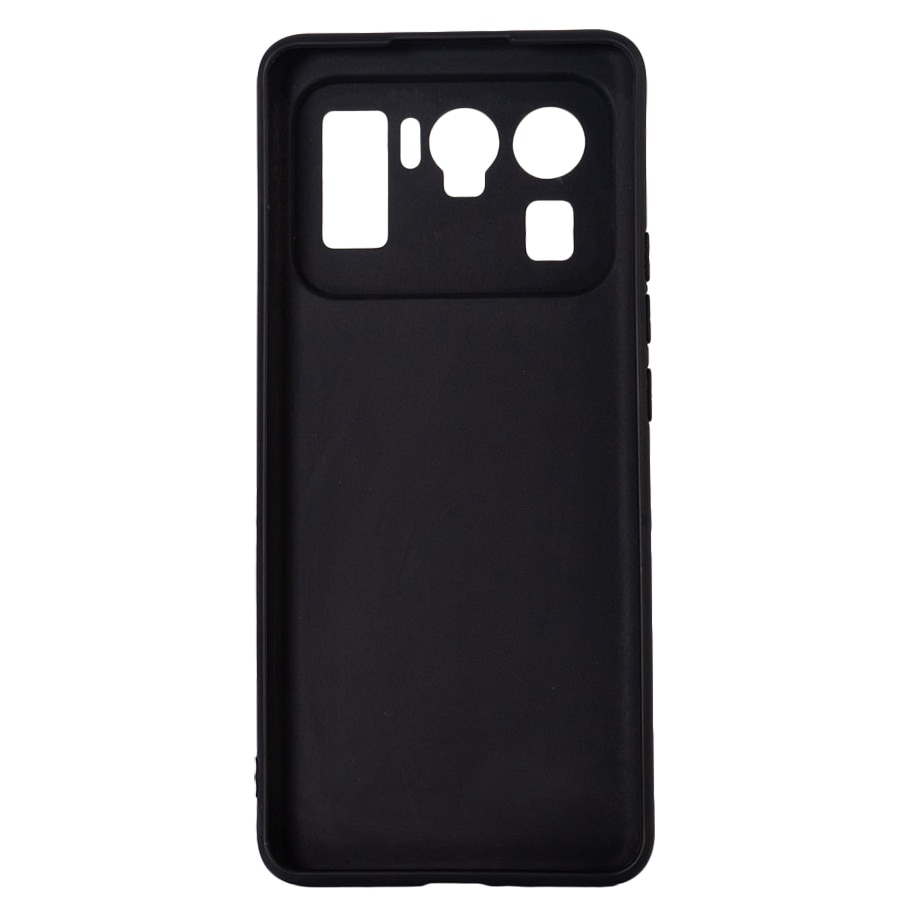 Husa de protectie Spacer pentru Xiaomi Mi 11 Ultra 5G, material flexibil TPU, Negru