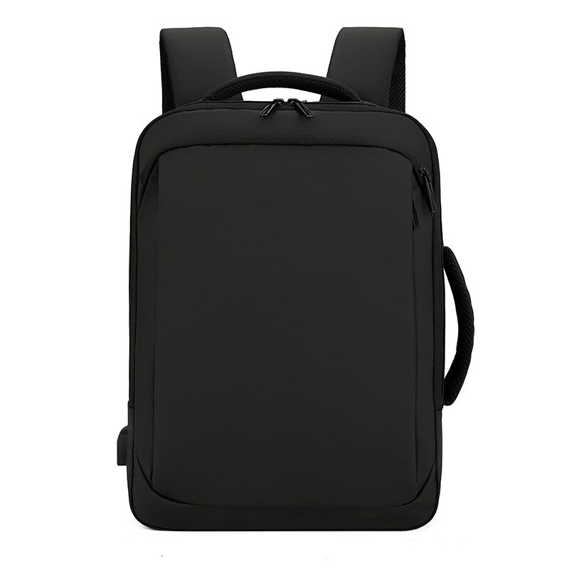 Ghiozdan laptop, AEWOYAD, Fibre sintetice/Lana, 15.6'', Impermeabil 42x30x12 cm, Negru