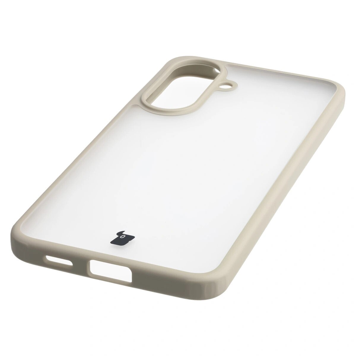 Husa, Bizon Case Angelo pentru Samsung Galaxy A57 5G, Semi-Transparent Cu Rama Bej