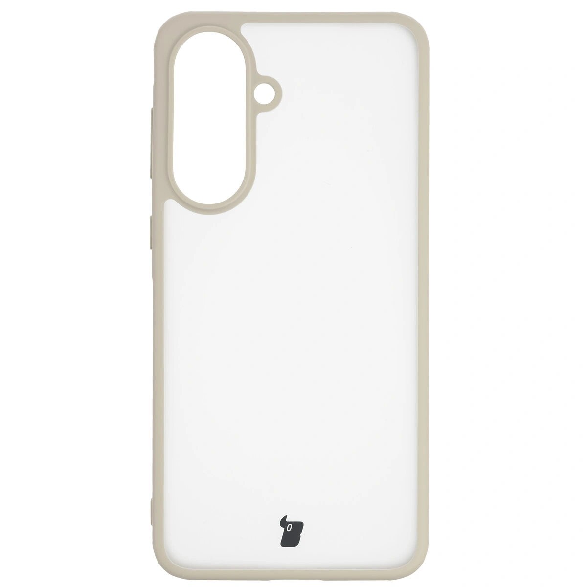 Husa, Bizon Case Angelo pentru Samsung Galaxy A57 5G, Semi-Transparent Cu Rama Bej