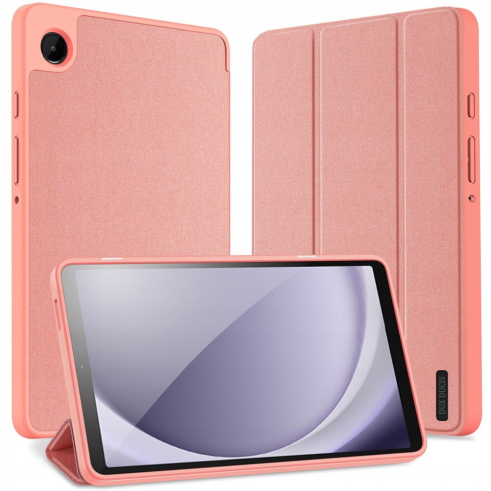 Husa flip pentru Samsung Galaxy Tab A9, Plastic, Roz