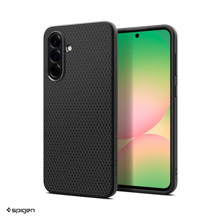 Husa Spigen Liquid Air pentru Samsung Galaxy A56 5G, Carcasa, Negru