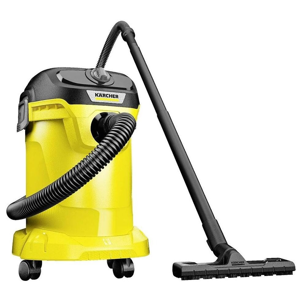 Aspirator industrial umed uscat Karcher KWD 2 V-19/4/18 1.628-428.0, 1000 W, 19 L Galben