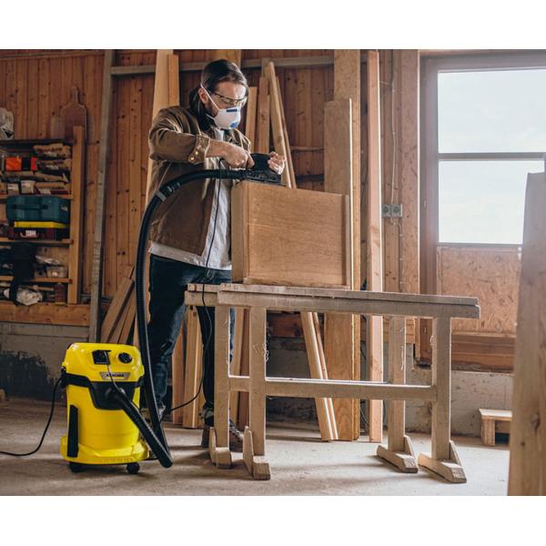 Aspirator umed uscat Karcher WD 3 P V-17/4/20 1.628-171.0, 1000 W, 17 L (Negru/Galben)