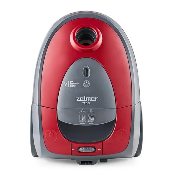 Aspirator cu sac Zelmer ZVC261, 800 W, 2.5 L, Filtru EPA (Rosu/Gri)