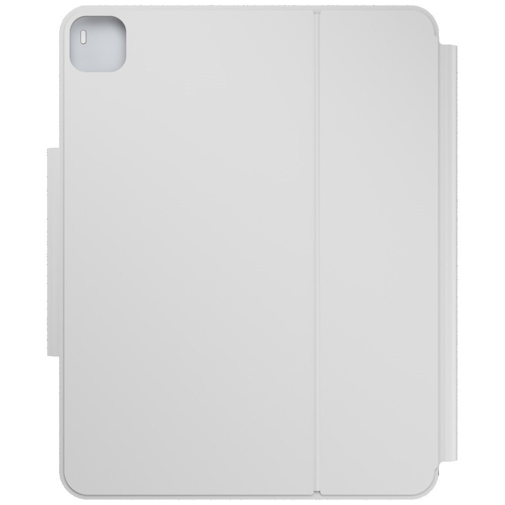 Husa cu tastatura Typecase Edge compatibila cu iPad Air 13 inch 2024 / 2025, 500mAh, USB-C, Alb