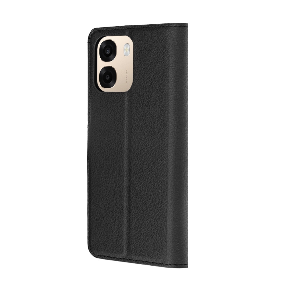 Husa compatibila cu Oppo Oppo A6x 4G/ Oppo A6x 5G/ Oppo A6 4G/ Oppo A6k 4G, Stef's Cat, Leather Folio, negru
