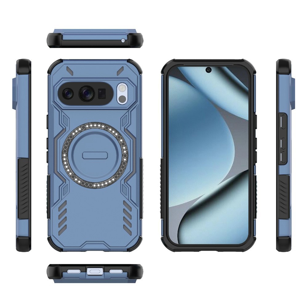 Husa pentru Google Pixel 10, din Policarbonat, Stef's Cat, Culoare Albastru