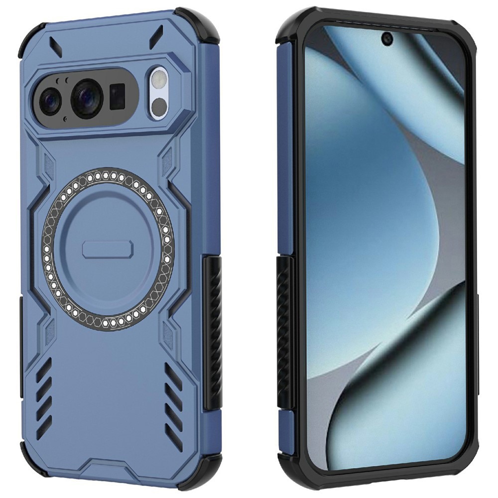 Husa pentru Google Pixel 10, din Policarbonat, Stef's Cat, Culoare Albastru