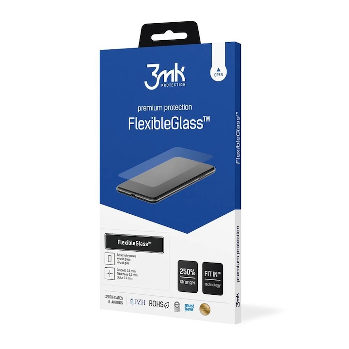 Sticla hibrida 3mk FlexibleGlass pentru Garmin Edge MTB