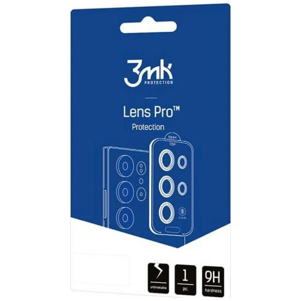 Folie sticla securizata camera foto 3mk Lens Protection Pro compatibila cu Samsung Galaxy Z Flip 8, Negru