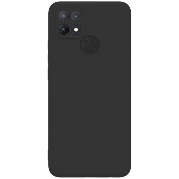 Husa de protectie Lemontti Silicon Soft Slim pentru Oppo A15, Black